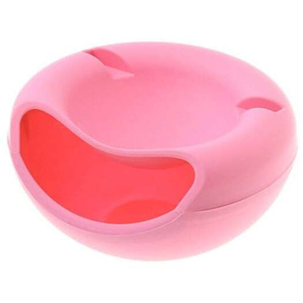 Plastic Lazy Fruit Plate Creative Double Dried Peel Melon Candy Pink