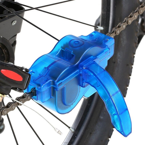 Portable Bicycle Chain Cleaner Mountain Bike Mtb Road Cycling Cleaning Tool 2