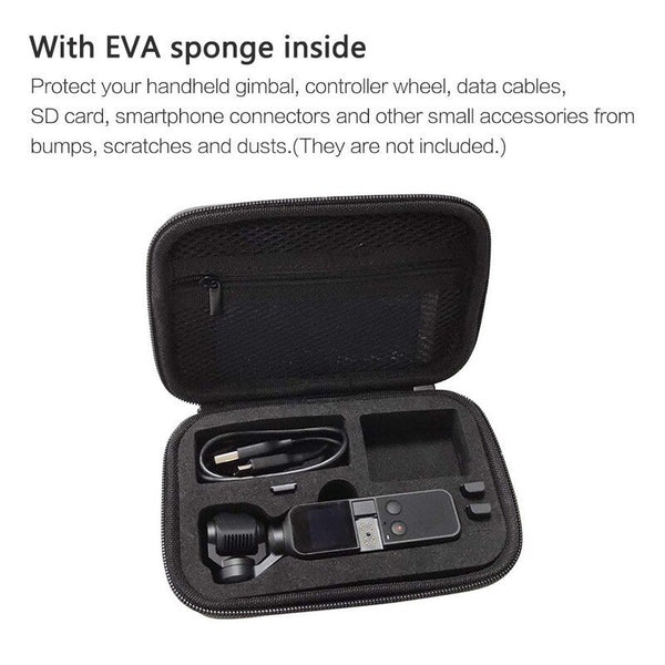 Portable Mini Protective Travel Carrying Case Eva Box Storage Bag Black