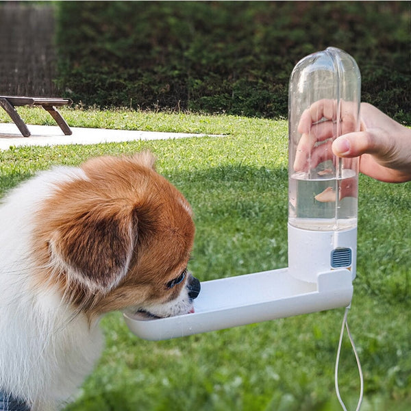 Portable Pet Water Cup 90 Degree Foldable Puppy Feeding Dispenser Dog Feeders Plastic Bowl Accessories