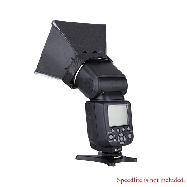 Portable Photography Flash Diffuser Mini Softbox Kit For Canon Eos Nikon Olympus Pentax Sony Sigma Dslr Speedlite