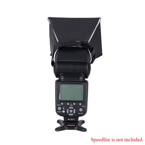Portable Photography Flash Diffuser Mini Softbox Kit For Canon Eos Nikon Olympus Pentax Sony Sigma Dslr Speedlite