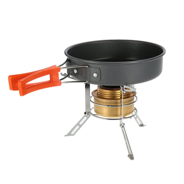 Portable Stainless Steel Outdoor Camping Alcohol Stove Stand Cooking Rack
