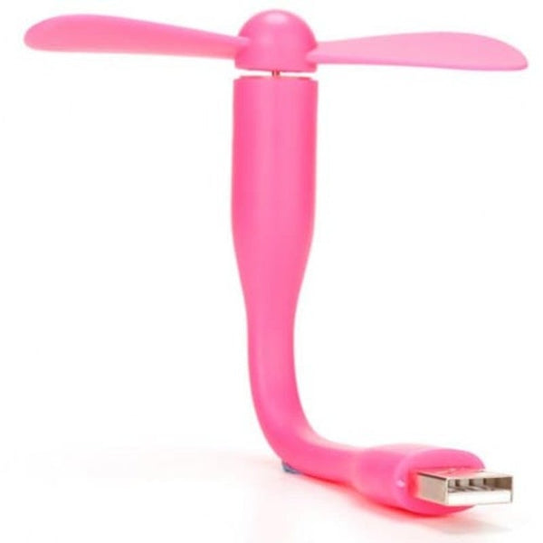 Portable Usb Mini Cooling Fan Cooler Hot Pink