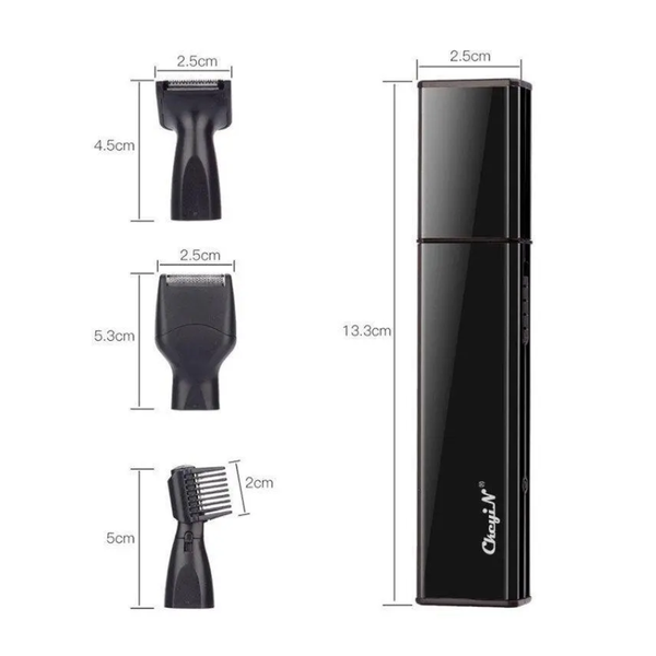 Portable Men Electric Shaver Hair Trimmer Nose Ear Face Razor Clipper Usb Charge