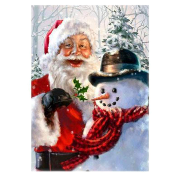 Posters Christmas Diamond Painting Kit Diy Craft Santa Claus Snowman Patterns
