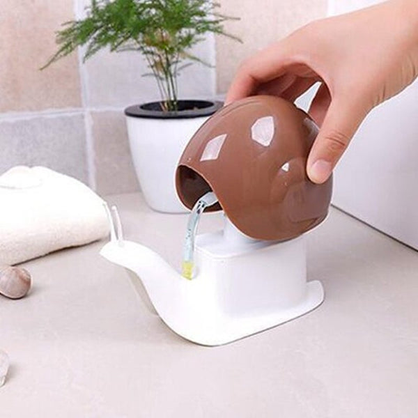 Practical Cartoon Snail Soap Dispenser White