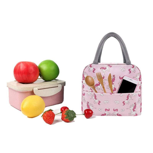 Lunch Boxes Bags Portable Printed Lightweight Insulated Cooler