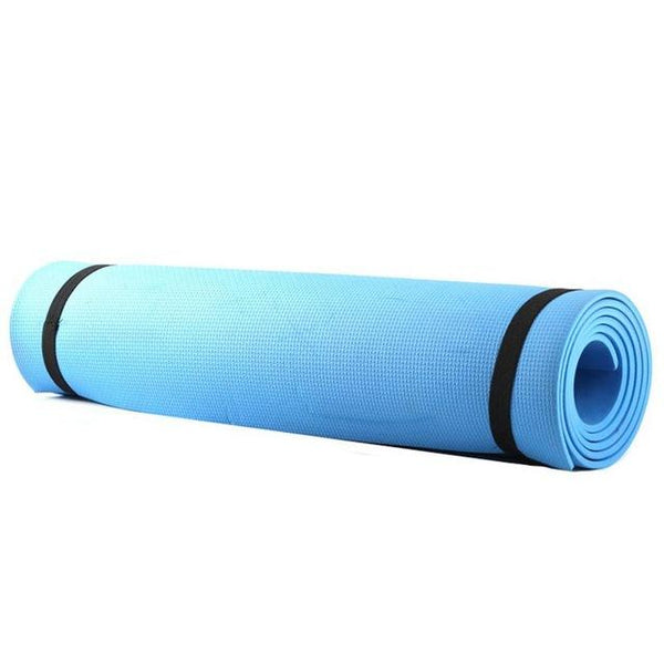 6Mm Eva Yoga Mat Fitness Pilates Home Gym Non Slip Exercise Purple Pink Blue
