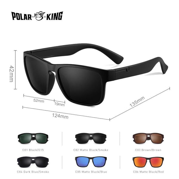 Black Polarized Sunglasses For Men Eyewear Protection