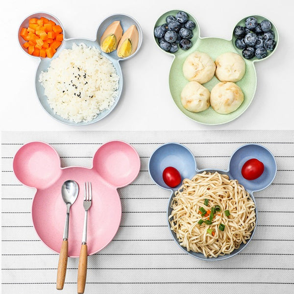 Novelty Mouse Dinner Plates Children Tableware