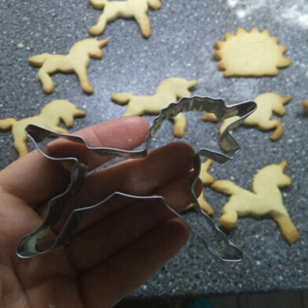 Unicorn Cookie Cutter Biscuit Baking Mold Cake Decoration Accessories