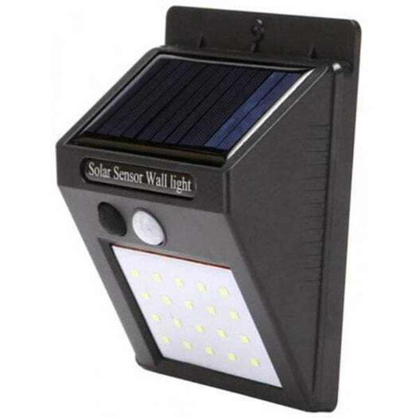 Professional Outdoor Automatic Sensing Solar Wall Lamp Black