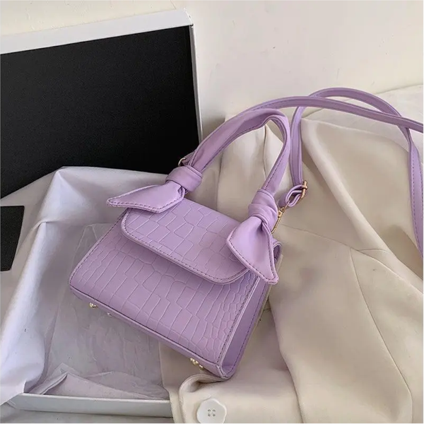 Pu Leather Crossbody Bags For Women Fashion Small Purple Shoulder Female Handbags And Purses With Handle