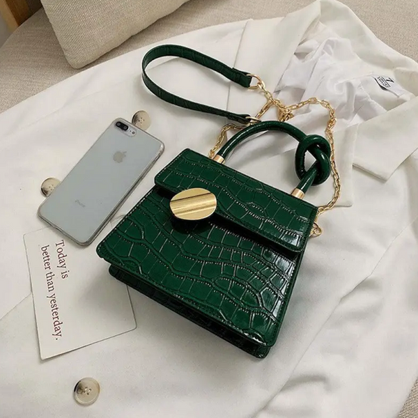 Pu Leather Crossbody Bags For Women Handbags Chain Shoulder Simple Mini Purses