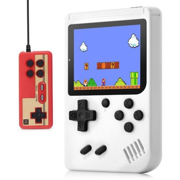 Ragebee 500 In 1 3.0 Inch Tft Display 2 Player Handheld Game Console With Gamepad White