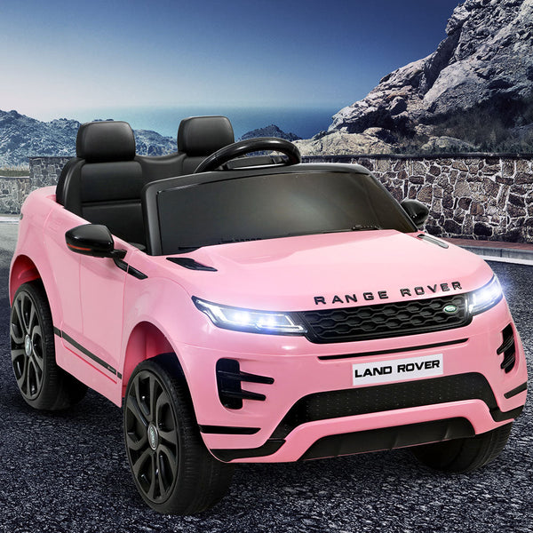 Kids Ride On Car Licensed Land Rover 12V Electric Toys Battery Remote Pink