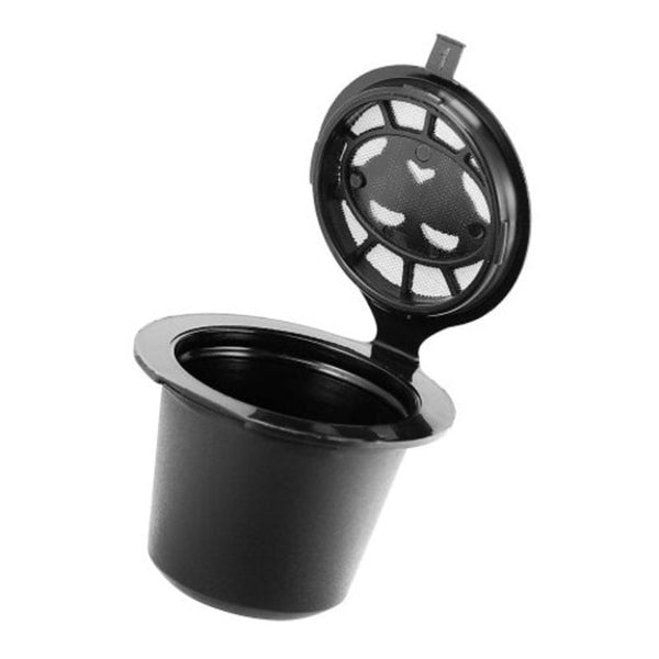 Refillable Coffee Capsule Cup Filter 3Pcs Black