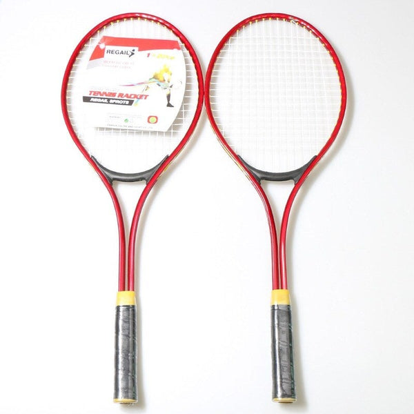 2Pcs Set Teenager's Tennis Racket Red