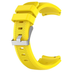 Replacement Watch Band 22Mm Sport Wristband Yellow