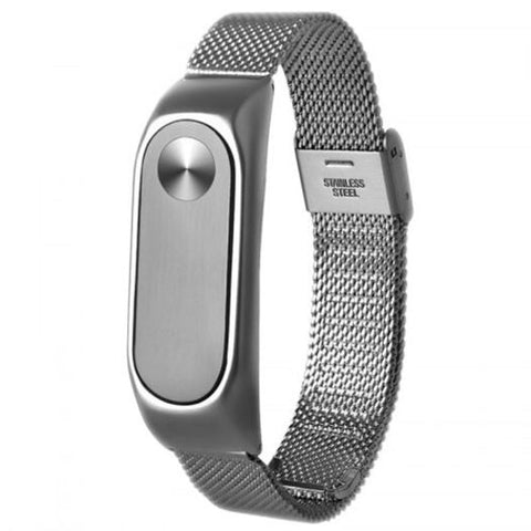 Replacement Wristband For Xiaomi Mi Band 2 Silver