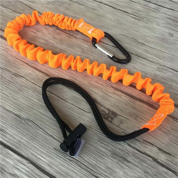 Retractable Safety Rope Telescopic Elastic Tool Buckle For Climbing Accessories Single Carabiner Lanyard