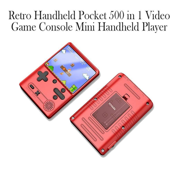 Game Controllers Retro Handheld Pocket 500 In 1 Video Console Mini Player