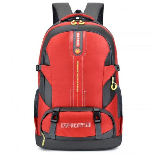 Rld808 Men Outdoor Mountaineering Backpack Travel Bag Large Capacity Durable Ocean Blue