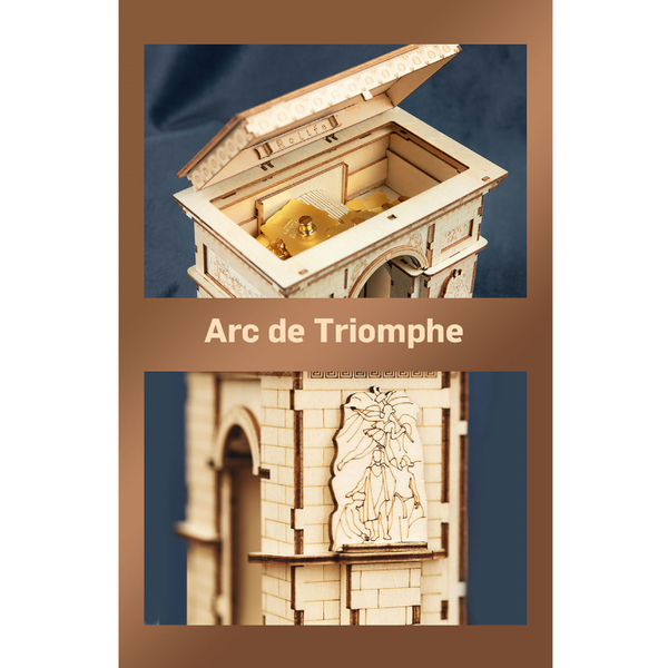 Robotime Arc De Triomphe 3D Wooden Puzzle Game Model Toys For Kids Children