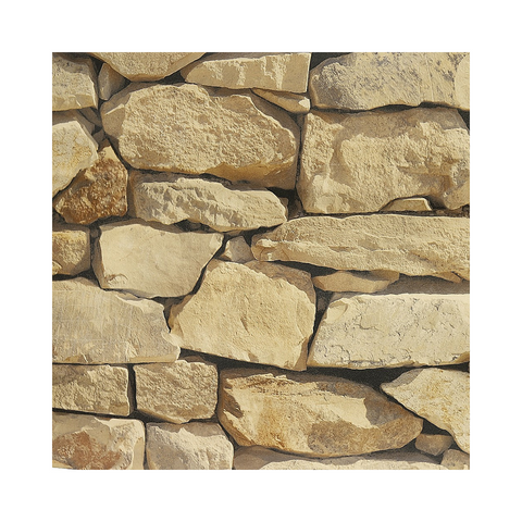 Rustic Rock Brick Wallpaper