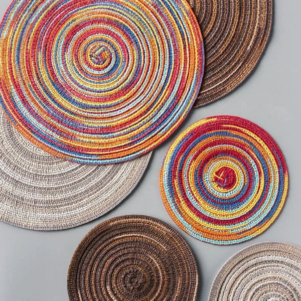 Heat-Resistant Washable Decorative Placemats Coasters Home