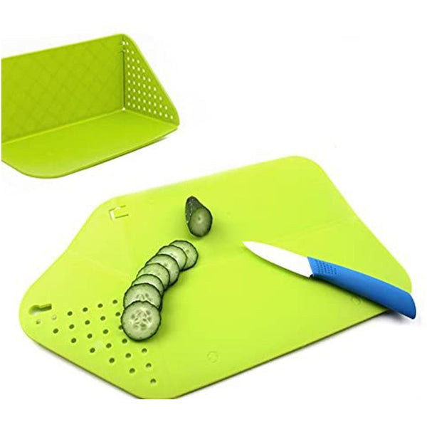 Foldable Cutting Board Veggy Fruit Cutter Chopping Block Bpa Free Plastic