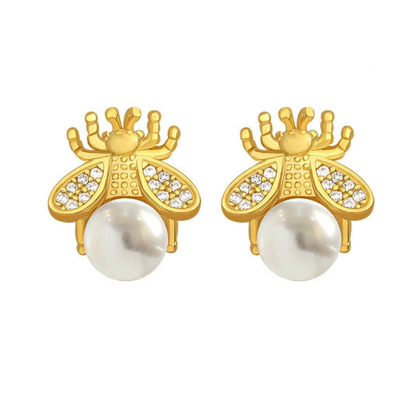 Moss Diamond Gold-Plated With Earrings.