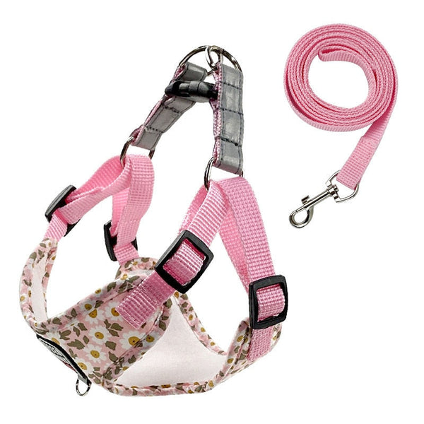 No Pull Dog Harness Leash Set For Small Medium Reflective Vest Walking Lead Dogs Chihuahua Pug