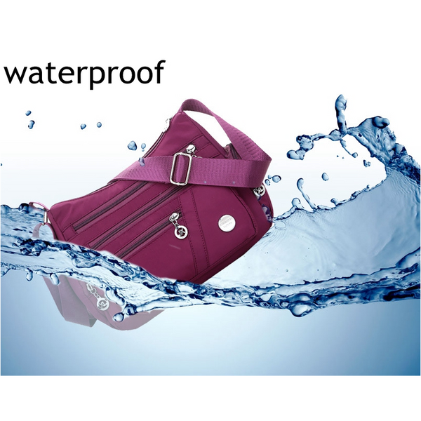 Shoulder Messenger Bag Women Crossbody Purse Nylon Waterproof Travel