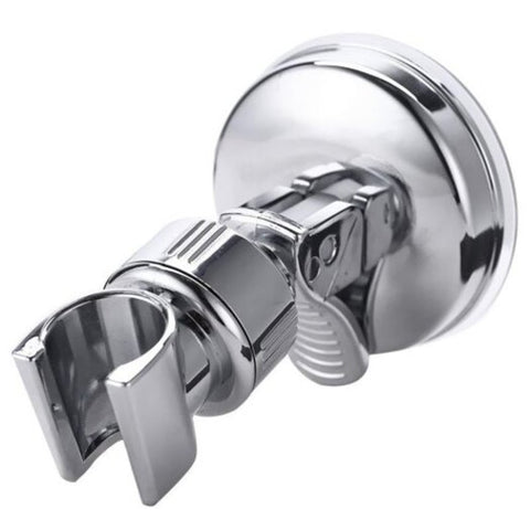 Shower Holder Suction Cup For Bathroom Accessories Universal Adjustable Silver