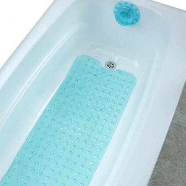 Silicone Bathtub Overflow Cover Bathshroom Draining Stopper Fits All Types Of Drains Tron Blue
