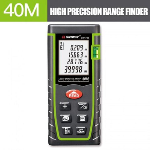 Laser Distance Meterrangefinder High Precision Infrared Measuring Instrument Handheld Swt40