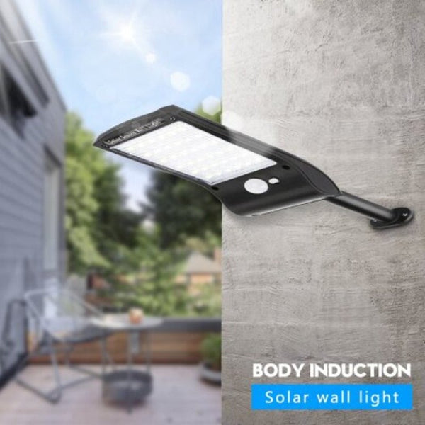 Solar Motion Sensor Light Outdoor 36 Led Super Bright Lamp Wireless Waterproof Flexible Wall Lights