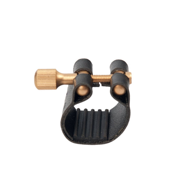 Saxophone Mouthpiece Cap & Leather Ligature Clip For Tenor Alto Soprano