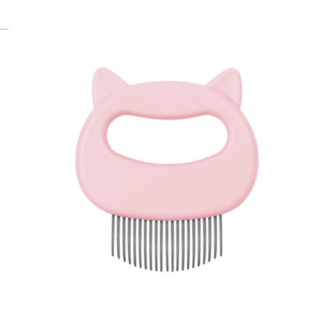 Special Comb For Pet Cat Shell To Remove Floating Hair And Pink