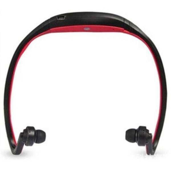 Sport Bluetooth Headset Card Handsfree Wireless Earphones Stereo Headphones For Iphone Xiaomi Huawei Red