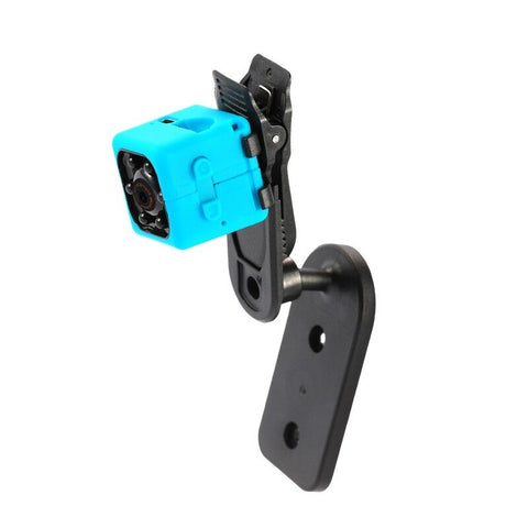 720P Mini Infrared Night Vision Monitor Camera Blue