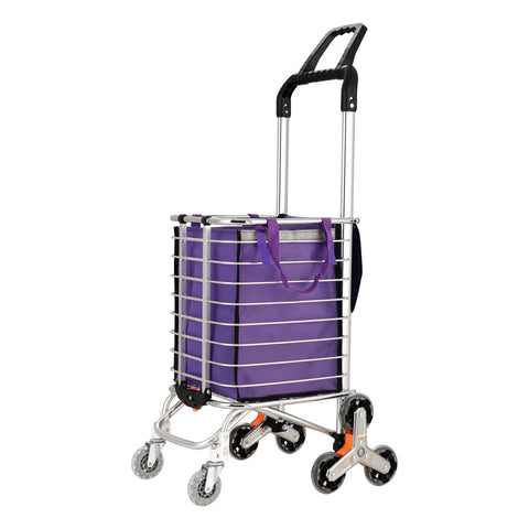 Emajin Foldable Shopping Cart Trolley 35L Grocery Bag Rolling Wheel Portable