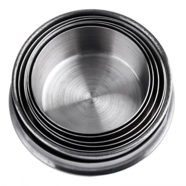 Stainless Steel Outdoor Telescopic Collapsible Folding Cup Silver