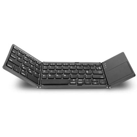 Stylish Mini Foldable Wireless Bluetooth Keyboard Black