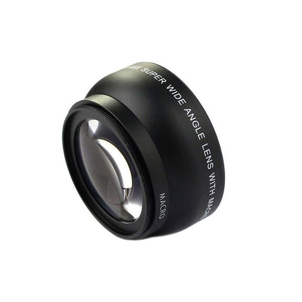 Super Quality Hd 52Mm 58Mm 0.45X Wide Angle Lens Macro For Dslr Camera Black