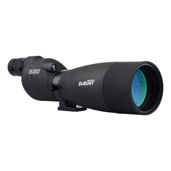 Sv17 Spotting Scope 25 75X70mm Zoom Telescope Waterproof High Definition Birdwatching Archery Hunting Shooting F9326a
