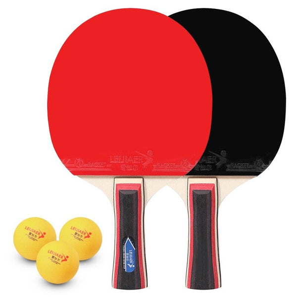 Table Tennis 2 Player Set Rackets Bats