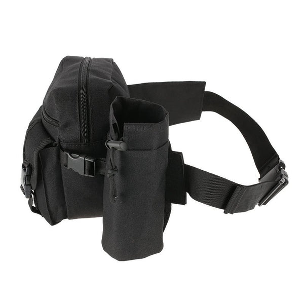 Tactical Molle Bag Waist Fanny Pack Hiking Fishing Hunting Bags Sports Hip Belt Outdoor Travel Military Equipment Gear Black